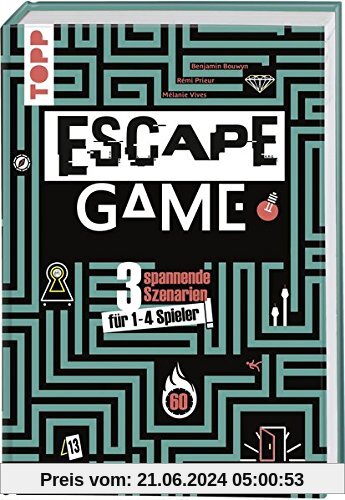 Escape Game: Wirst du entkommen? 3 spannende Szenarien für 1 - 4 Gefangene!